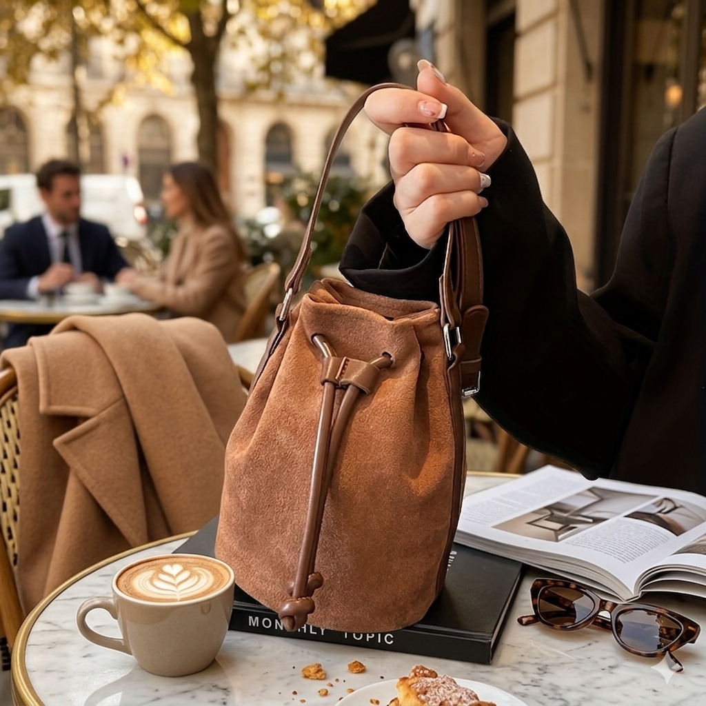 Suede City Bucket Bag