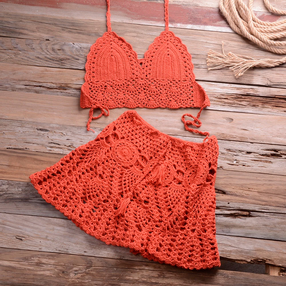 Riviera Crochet Bikini Set