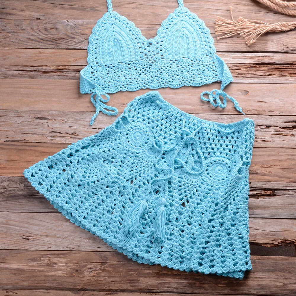 Riviera Crochet Bikini Set