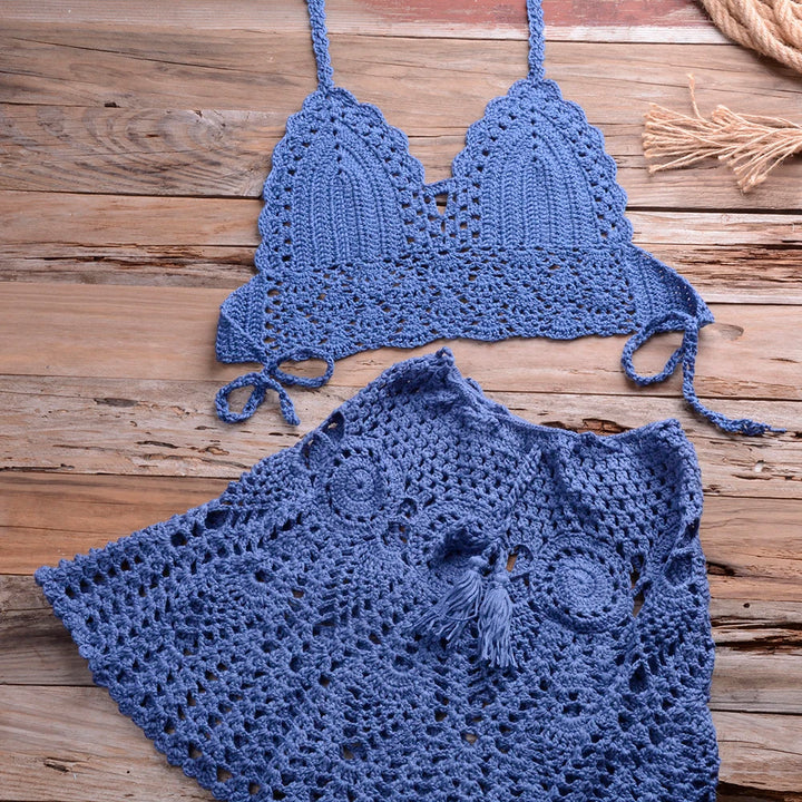 Riviera Crochet Bikini Set