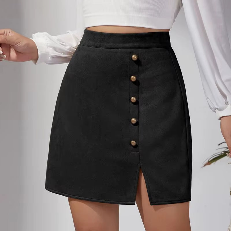 Suede Theory Mini Skirt