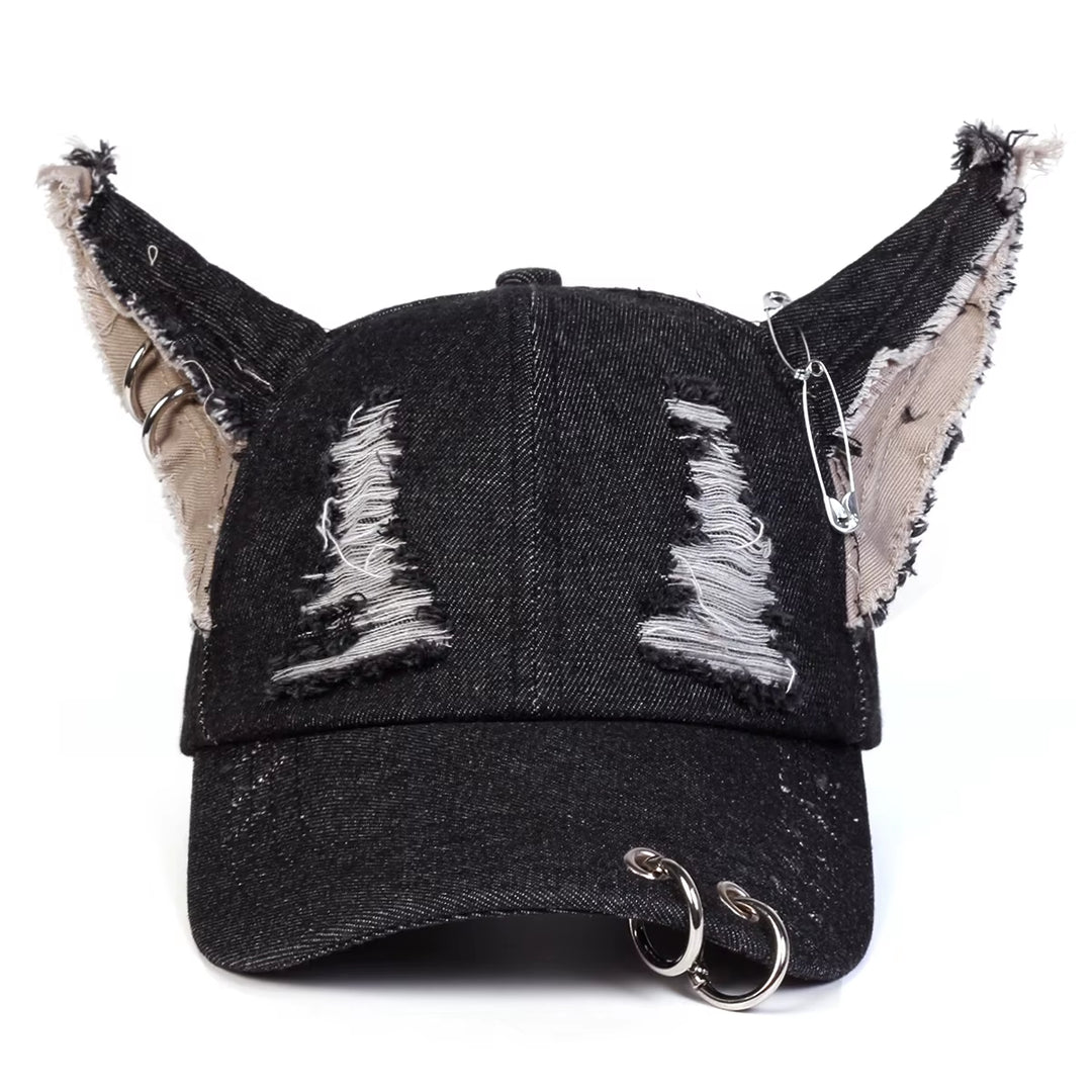 Riot Distressed Denim Cap