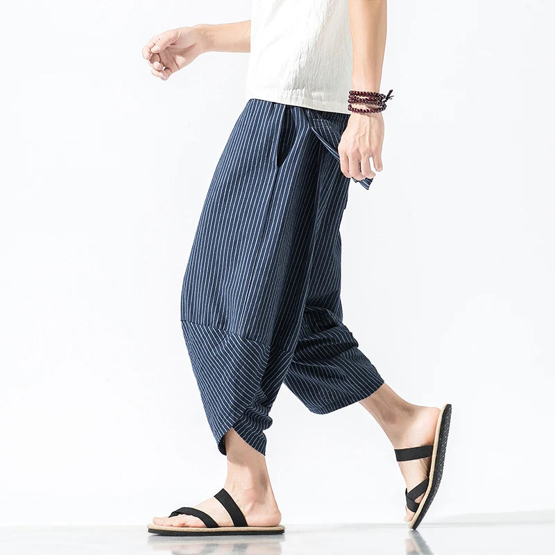 Zen Stripe Harem Pant