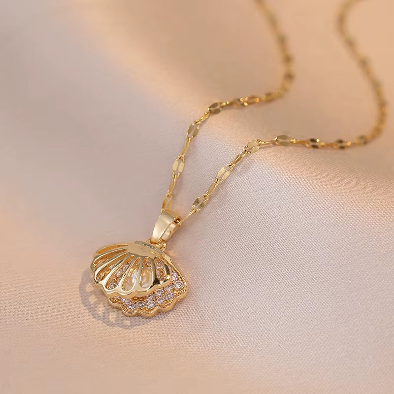 Secret Pearl Locket Necklace