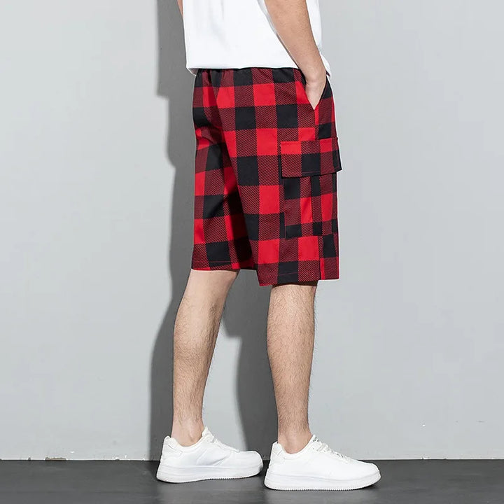 Crossmark Plaid Cargo Short
