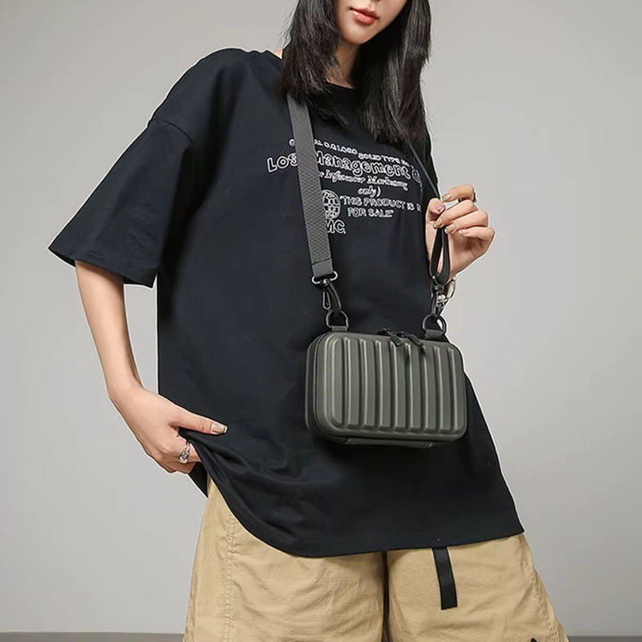 Ribbed Shell Crossbody Bag