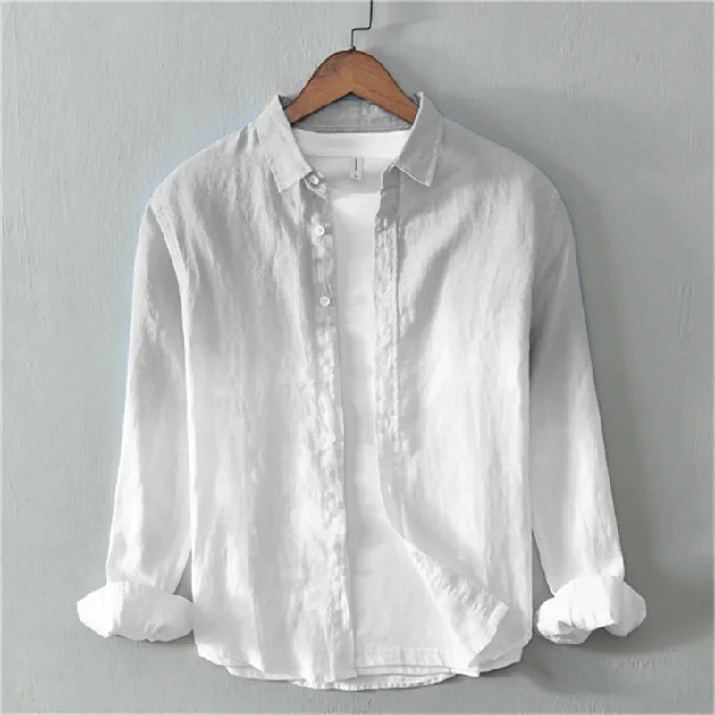Bayside Gradient Linen Button Up