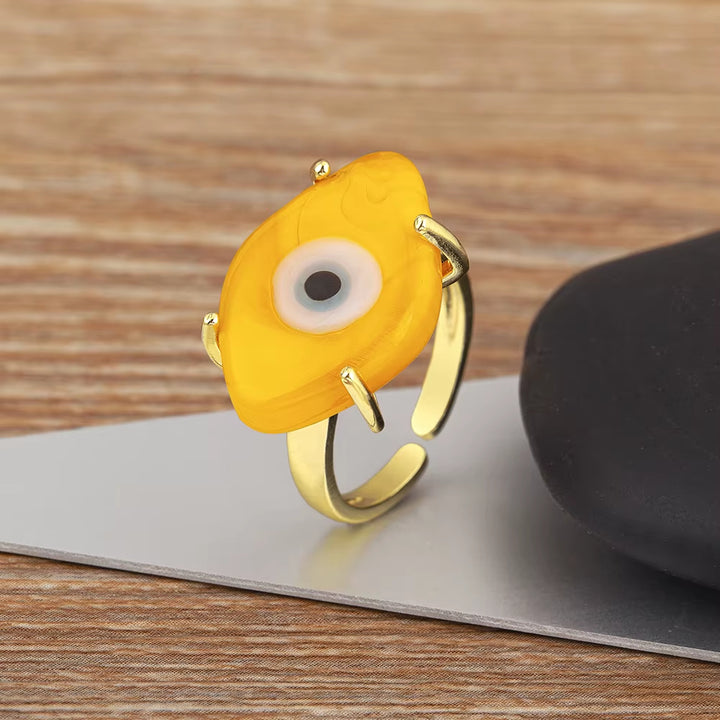 Evil Eye Motif Ring