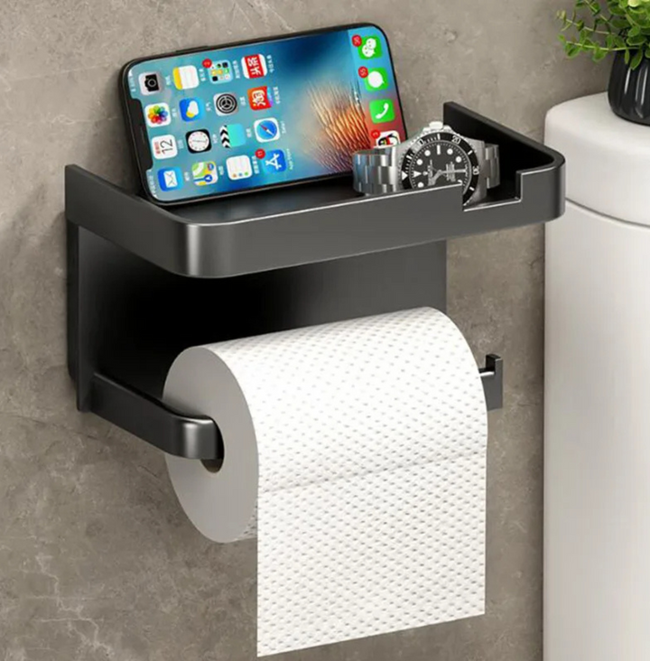 Slate & Steel Toilet Paper Holder