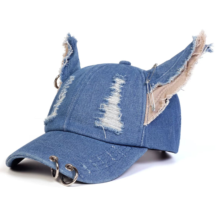 Riot Distressed Denim Cap