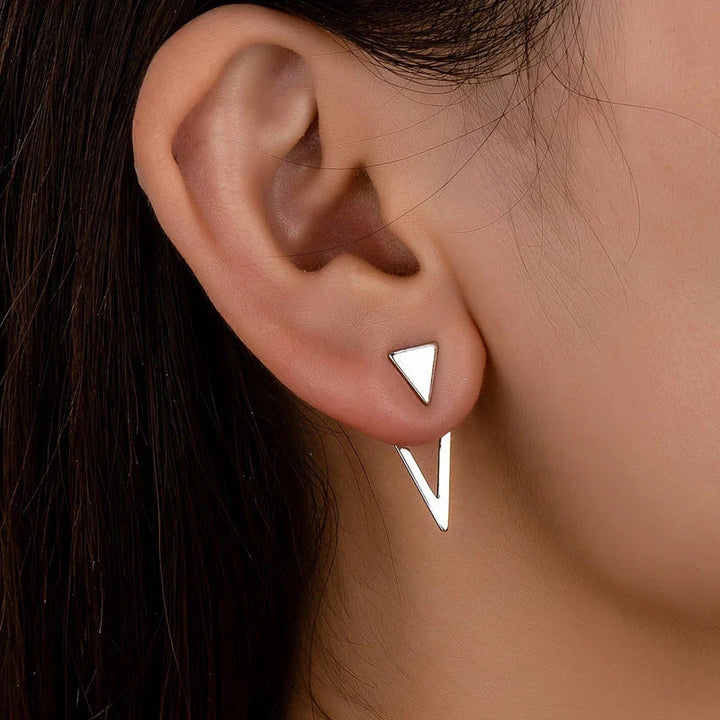 Triora Triangle Drop Earrings