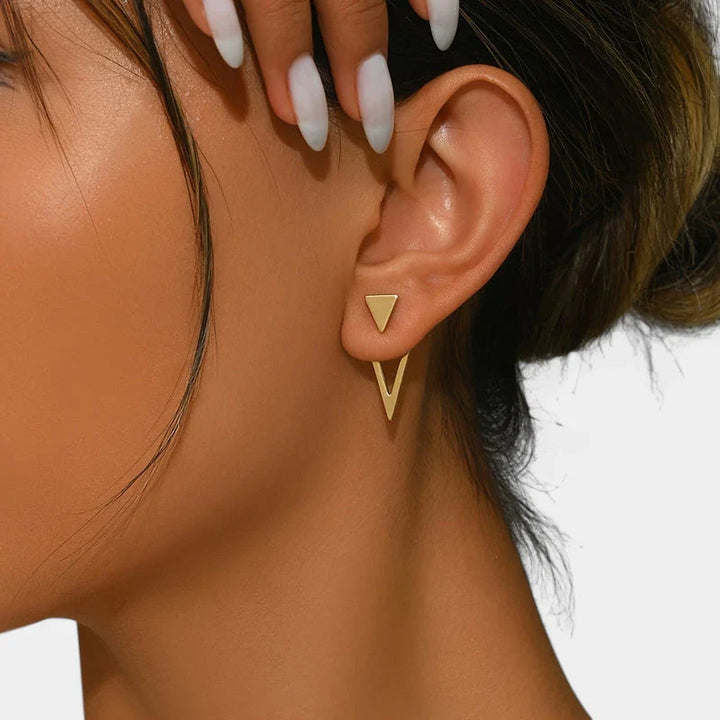 Triora Triangle Drop Earrings