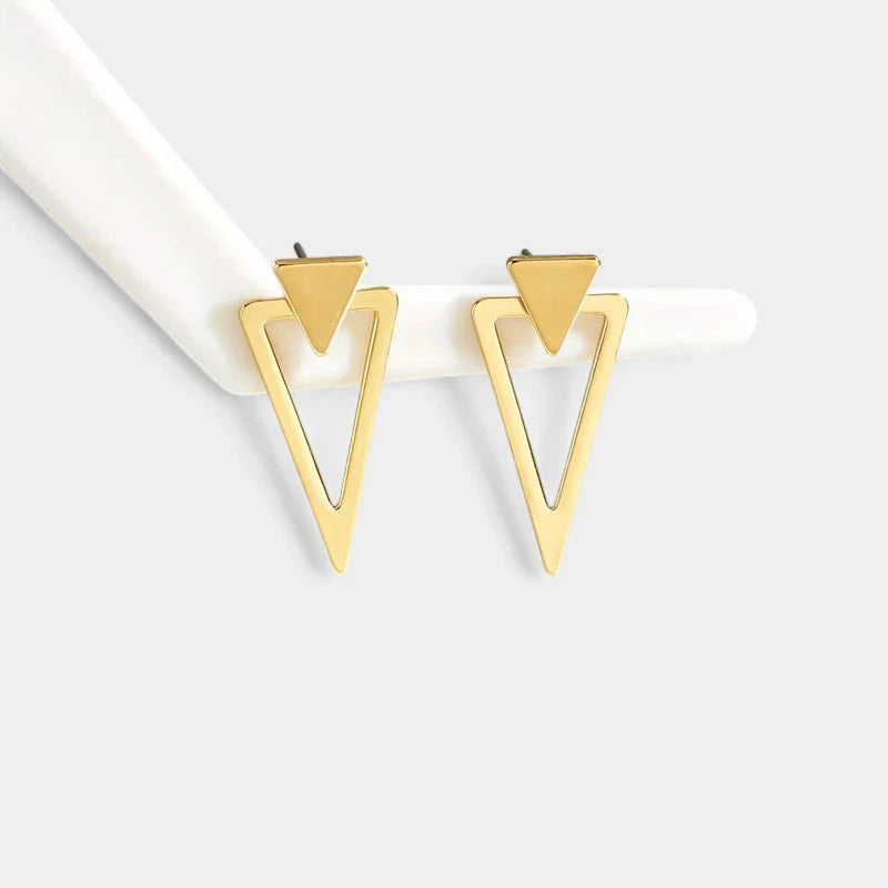 Triora Triangle Drop Earrings