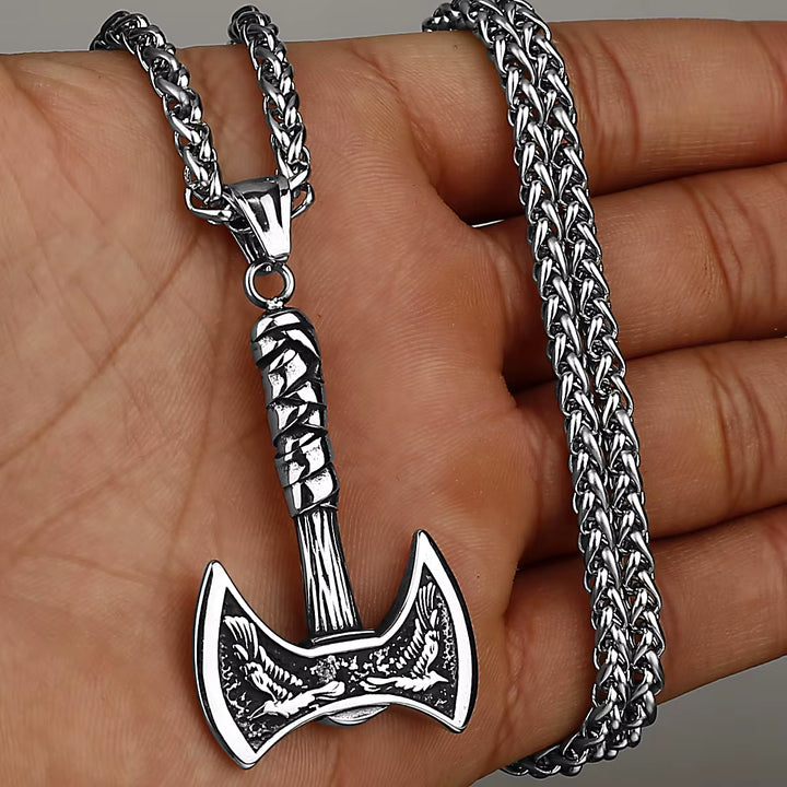 Viking Axe Pendant Necklace