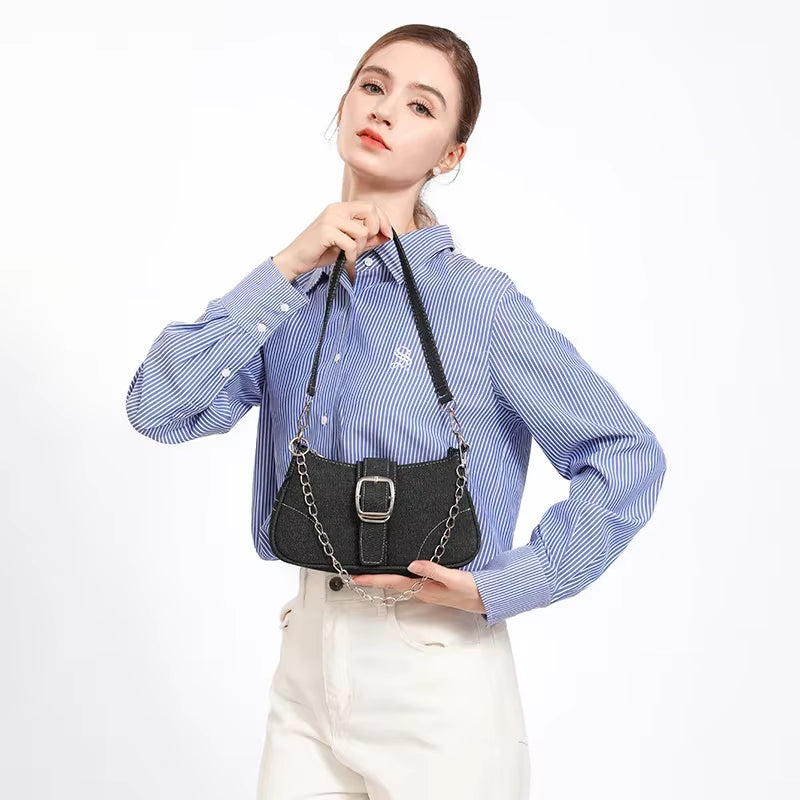 Denim Icon Crossbody Bag