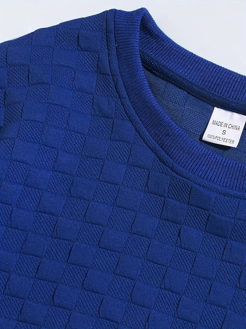 Vantage Checkered Crewneck