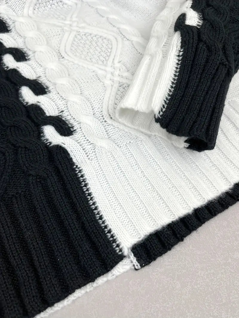 Contrast Theory Merino Wool Sweater