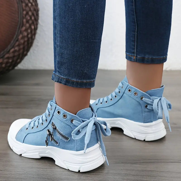 Velavie Denim High-Tops