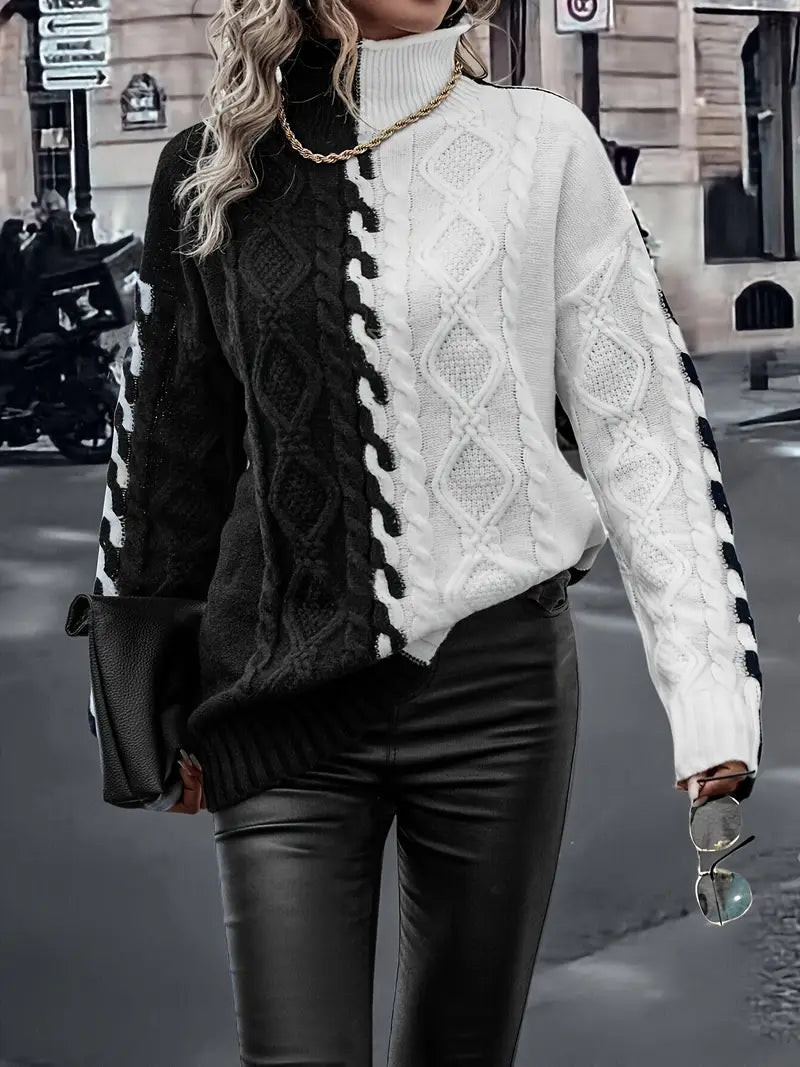 Contrast Theory Merino Wool Sweater