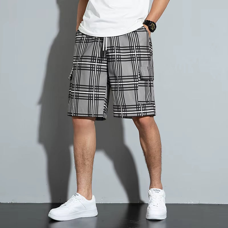 Crossmark Plaid Cargo Short