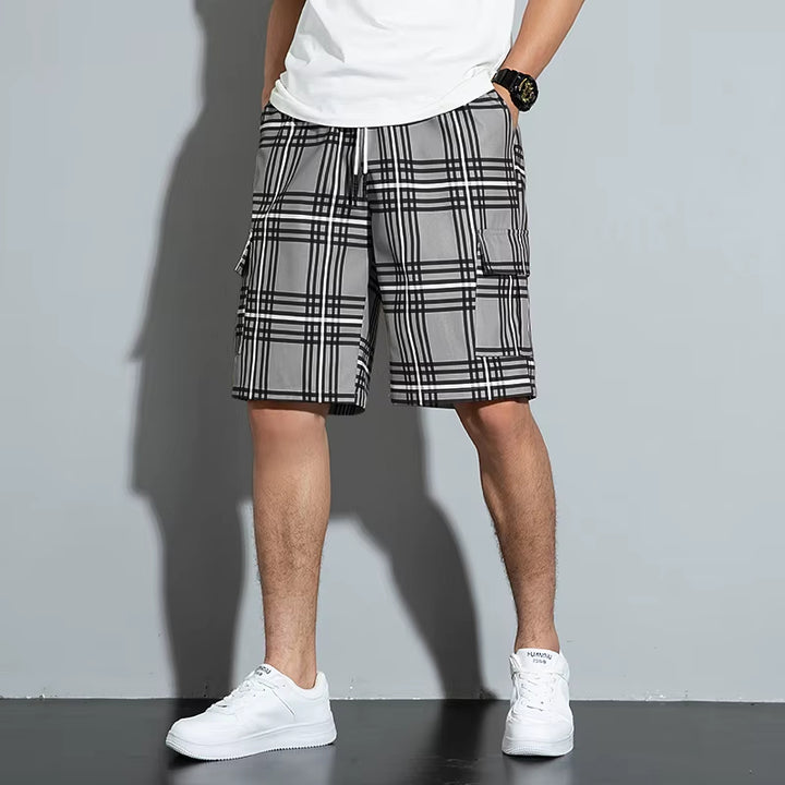 Crossmark Plaid Cargo Short