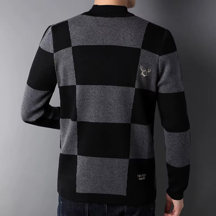 Beaumont Checkered Cardigan