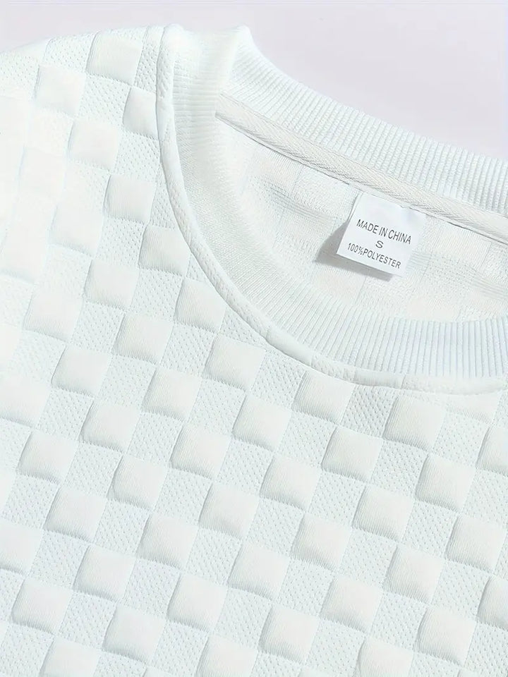 Vantage Checkered Crewneck