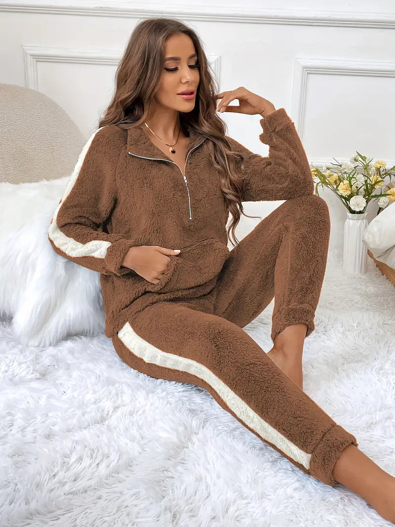 Teddy Fleece Pajama Set