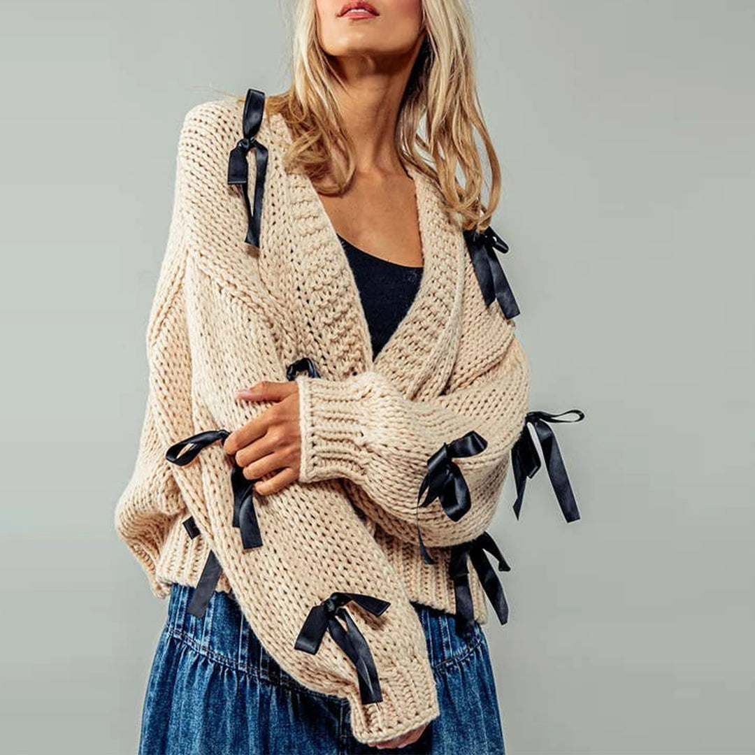 Bellevie Bow Cardigan