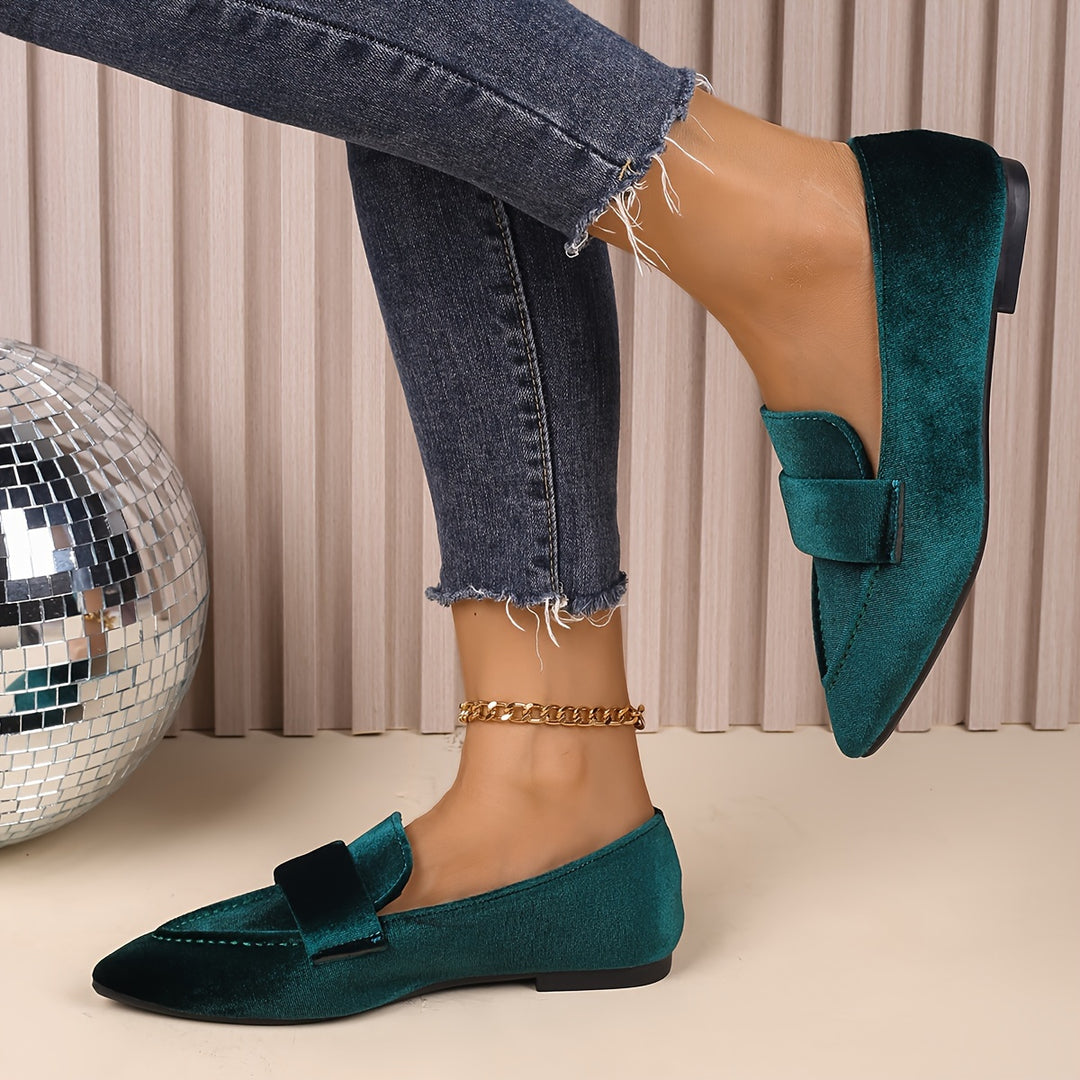 Valentina Velvet Loafer