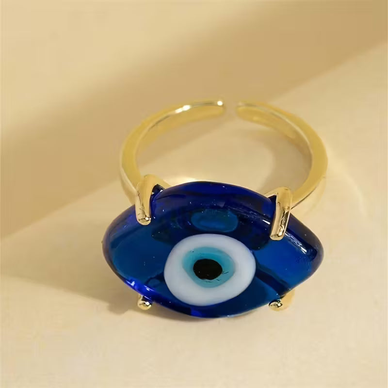 Evil Eye Motif Ring