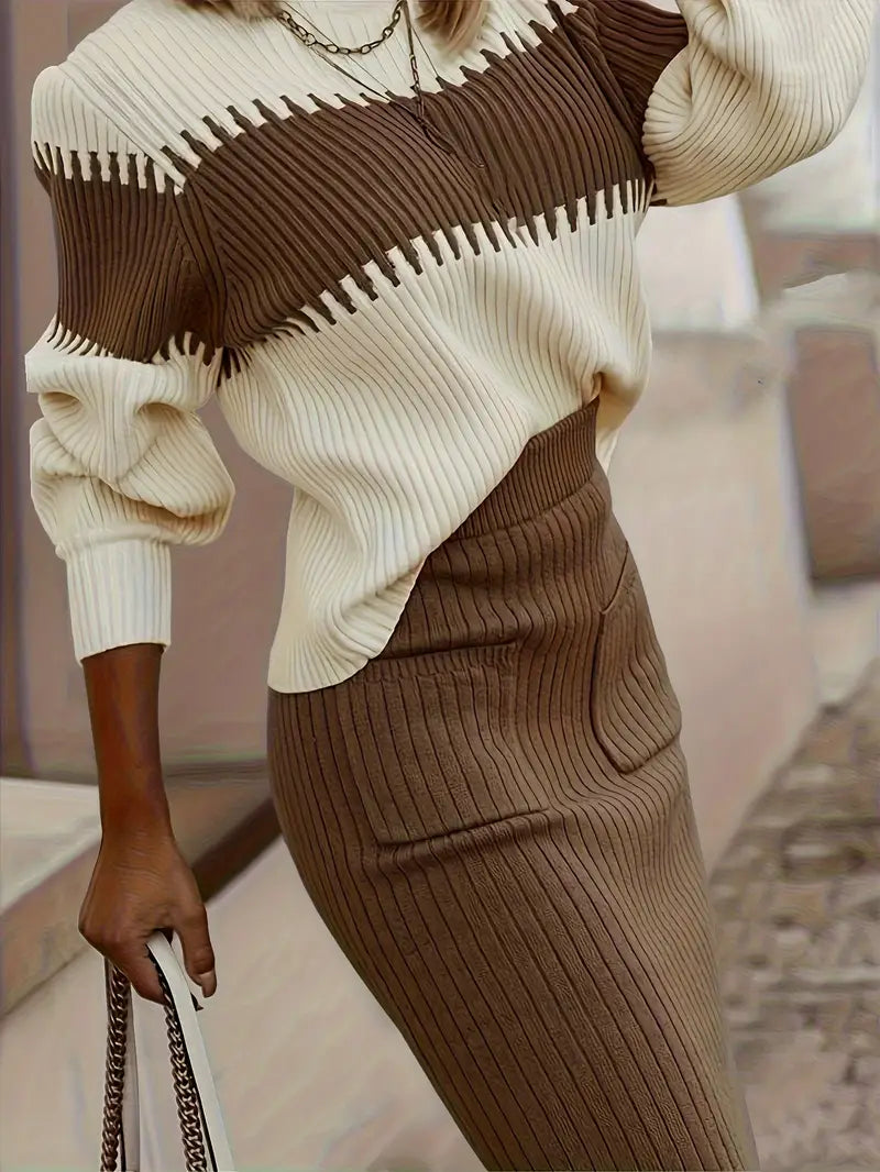 Anastasia Panel Knit Co-Ord