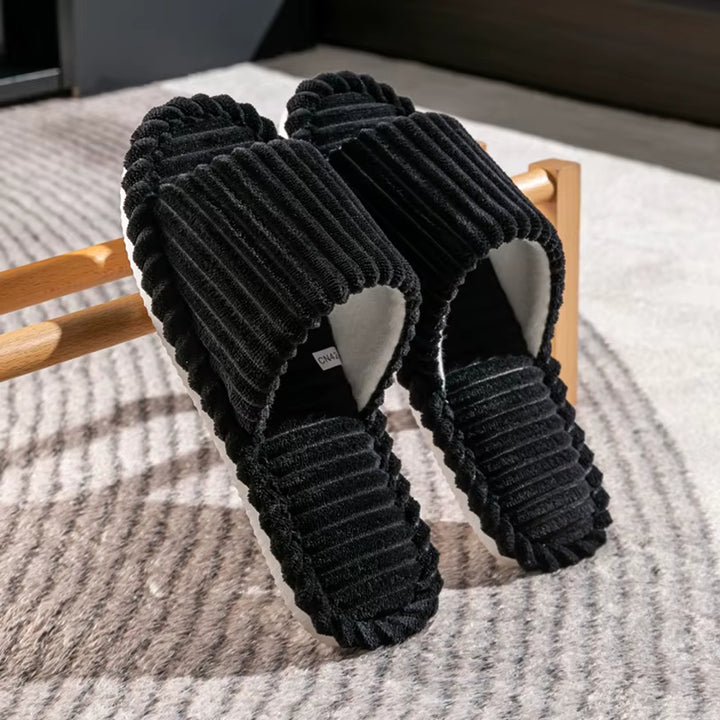 Camden Ribbed Corduroy Slides