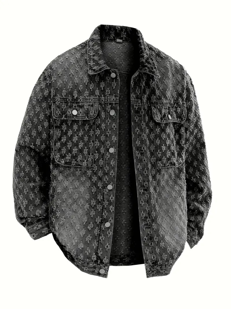 Icon Distressed Denim Jacket