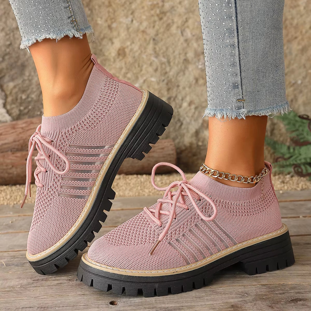Kyra Mesh Platform Sneaker