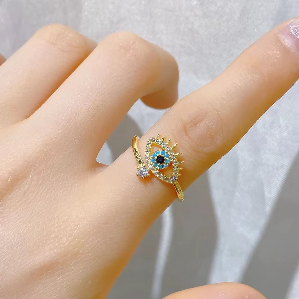 Eternal Gaze Ring & Earring Set
