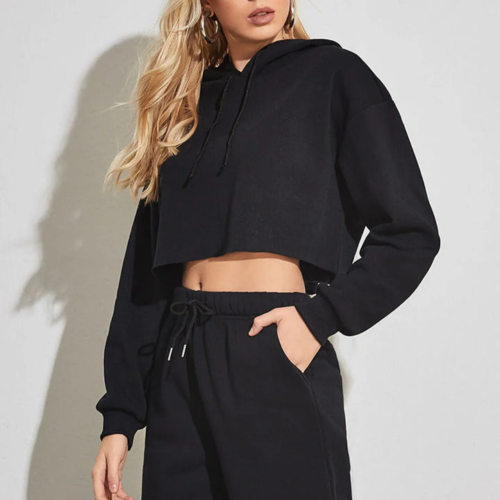 Lush Crop Fleece Pullover