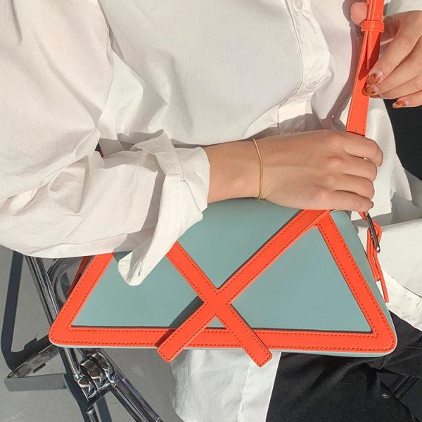 Vera Triangle Flap Shoulder Bag