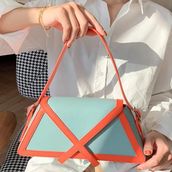 Vera Triangle Flap Shoulder Bag