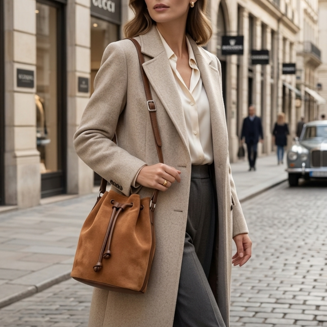Suede City Bucket Bag