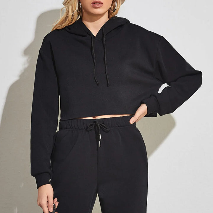 Lush Crop Fleece Pullover