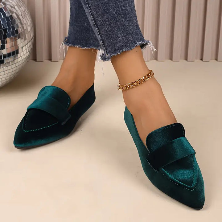 Valentina Velvet Loafer