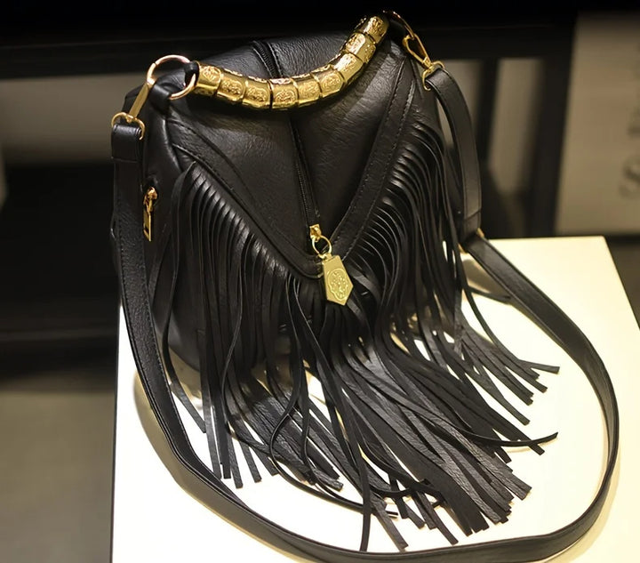Wanderlust Fringe Crossbody Bag