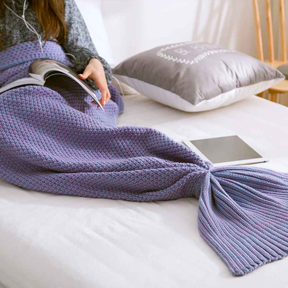 Mermaid Knit Blanket