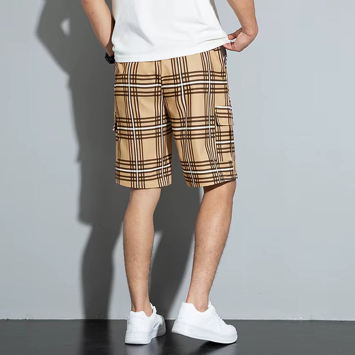 Crossmark Plaid Cargo Short