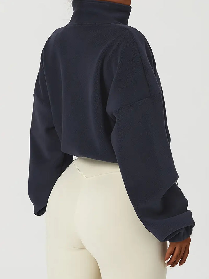 Forma Fleece Cropped Zip-Up