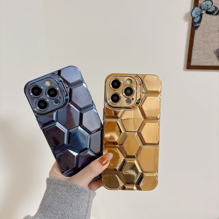 Hex Chrome iPhone Case