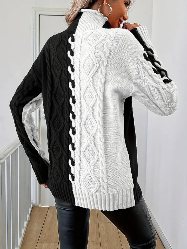 Contrast Theory Merino Wool Sweater
