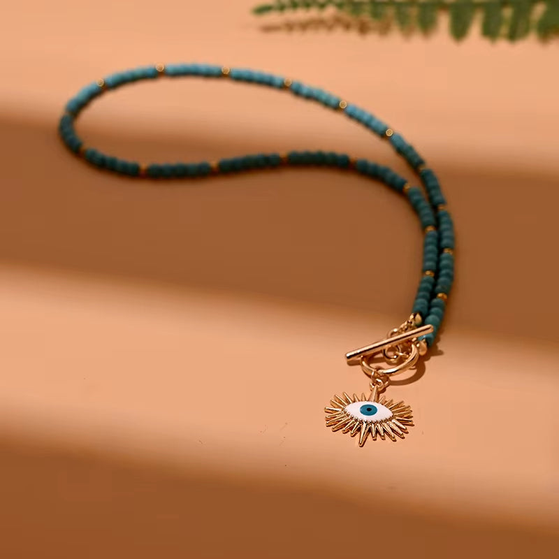 Mystic Evil Eye Charm Necklace