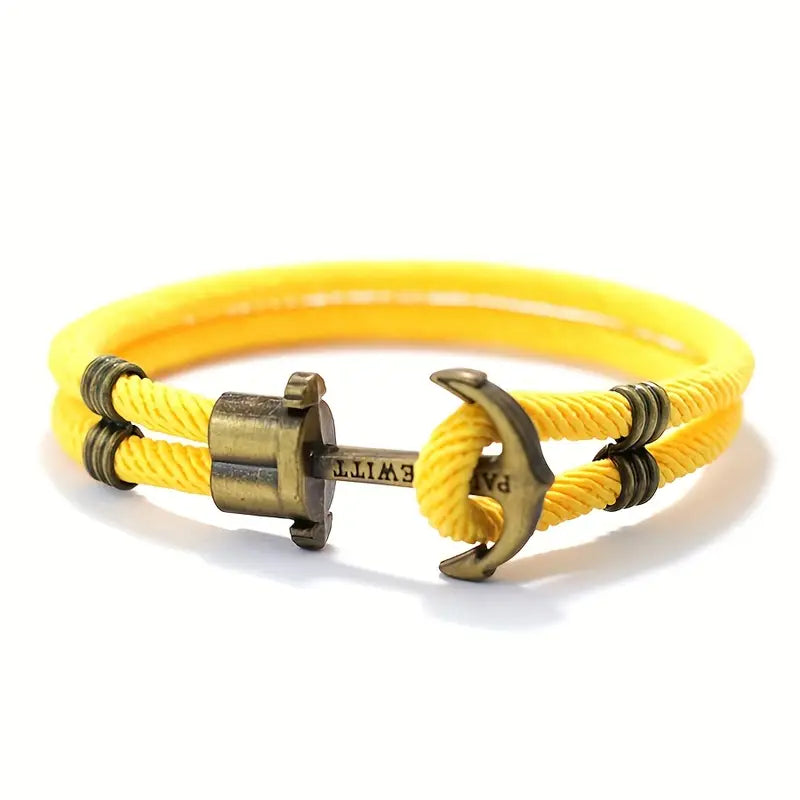 Voyager Anchor Rope Bracelet
